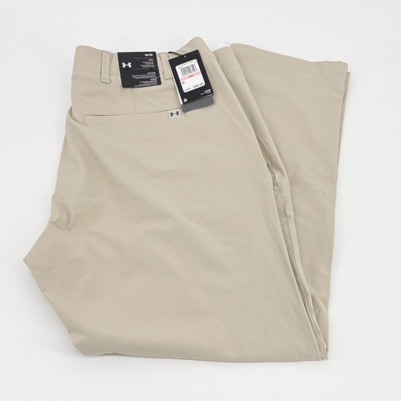 Under Armour Men’s ISO-CHILL Tapered Khaki Pants 40/32 New - Picture 3 of 16